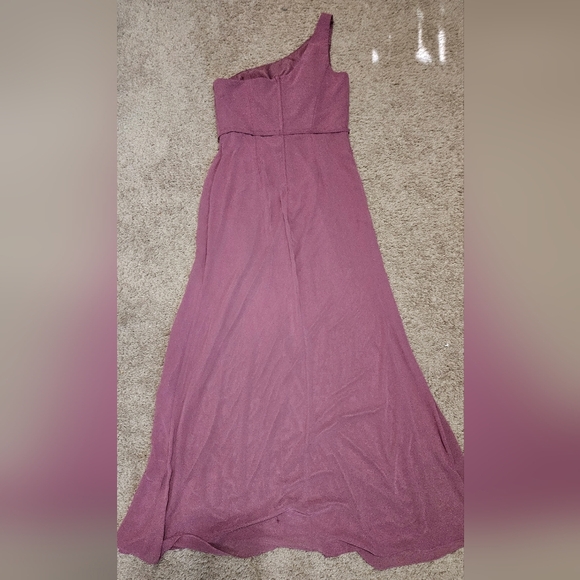 David's Bridal One-Shoulder DRESS - Picture 11 of 12